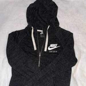 GIRLS NIKE XS Dark Gray Zip Up